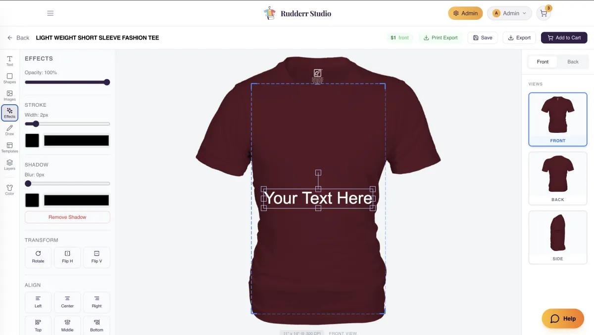 Design your own custom product